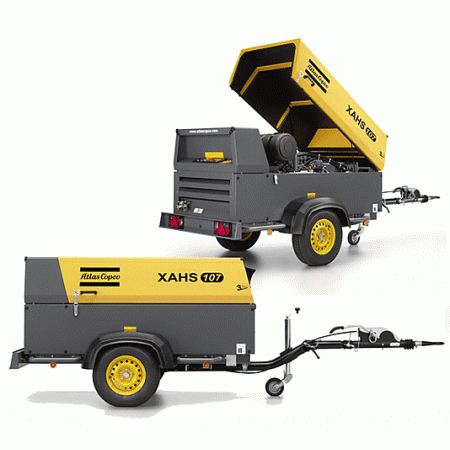 Дизельный компрессор Atlas Copco XAHS 107 Kd COM2