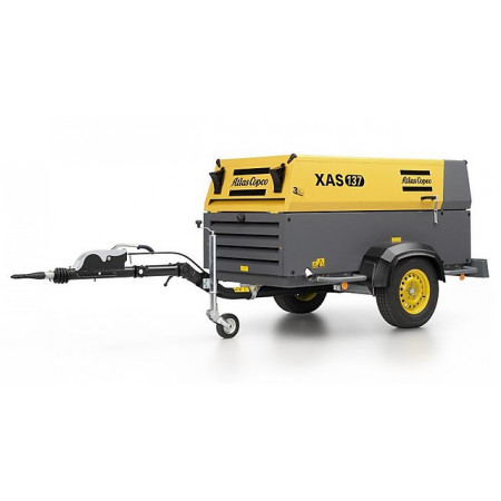 Дизельный компрессор Atlas Copco XAS 137 Kd с нормой COM3 по выхлопу
