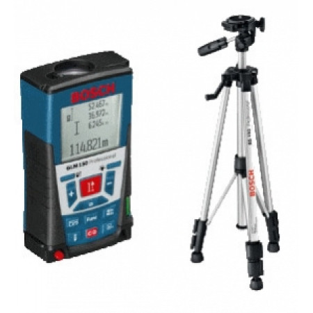 Лазерный дальномер Bosch GLM 150 + Штатив BS 150 (0.615.994.02H)