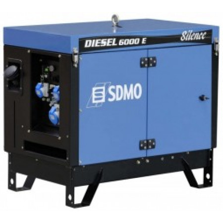 Портативный генератор SDMO DIESEL 6000 E AVR SILENCE