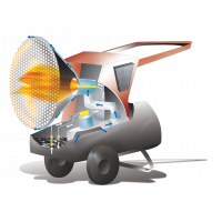 Тепловой излучатель мобильный дизельный Ballu-Biemmedue Arcotherm FIRE 25