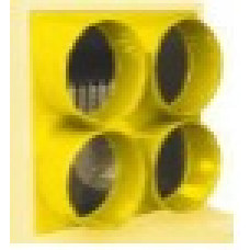 Панель с 4-ходовым выводом воздуха (4 x Ø 300 mm) для Wacker Neuson HM 133